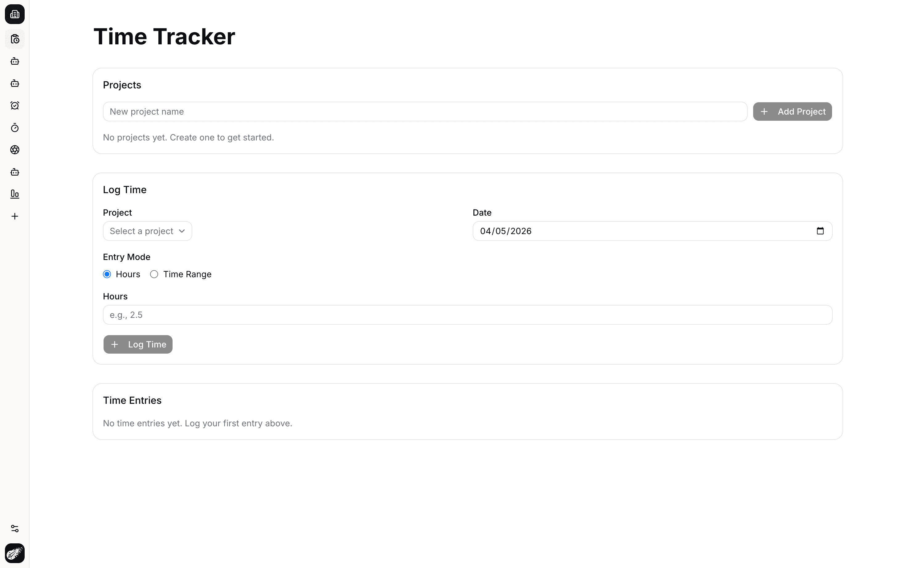 Use product screen